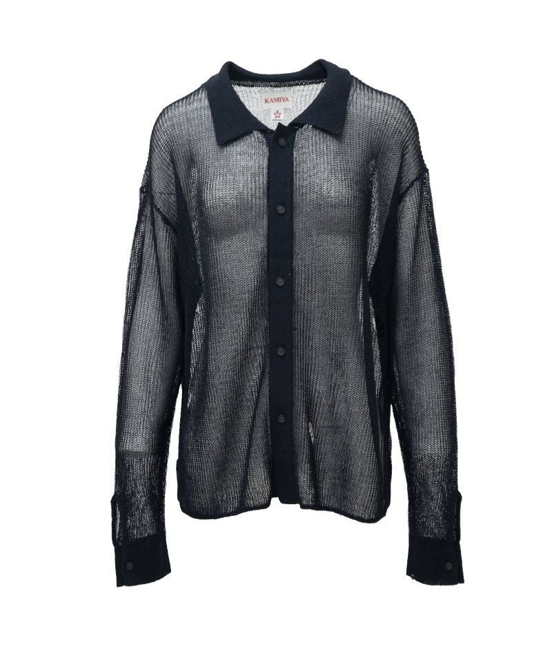 KAMIYA＞Metallic Knit Shirt | MAKES ONLINE STORE