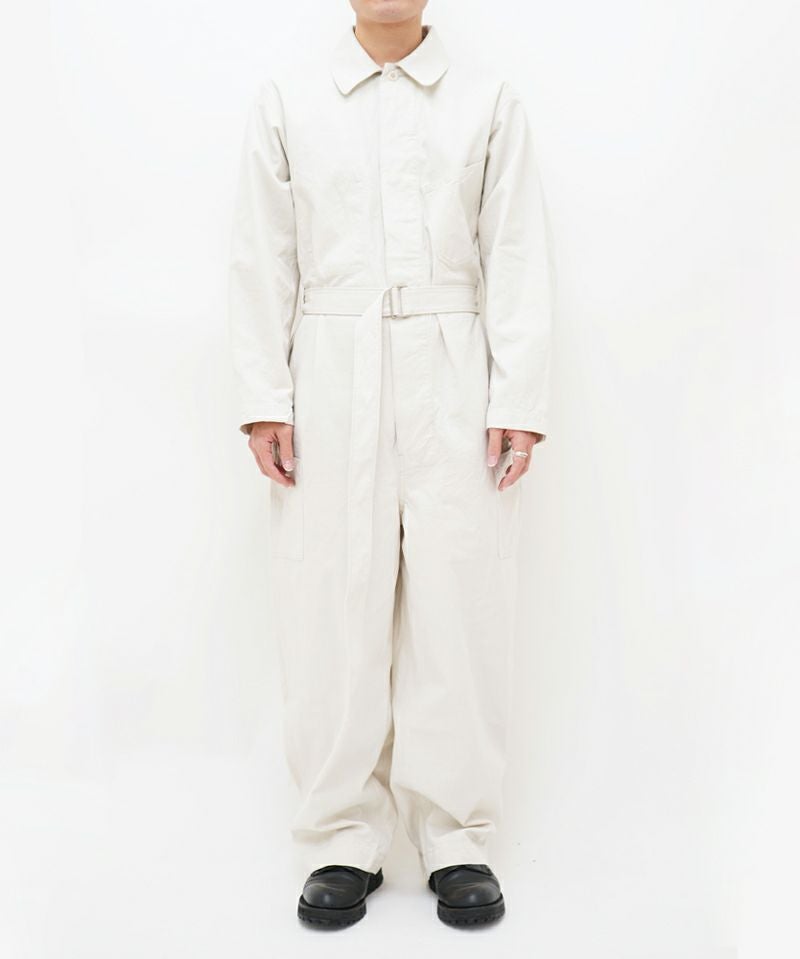 blurhms>Hard Twist Gabardine Jump Suit | MAKES ONLINE STORE blurhms>Hard Twist Gabardine Jump Suit | MAKES ONLINE STORE
