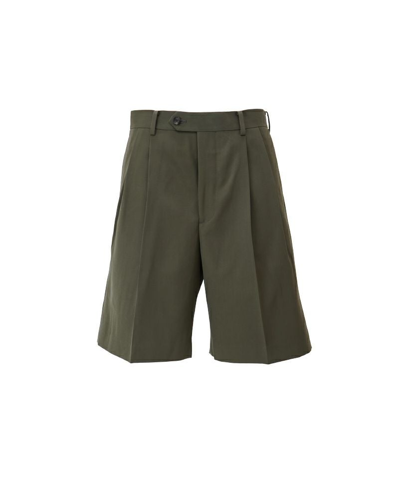AURALEE＞LIGHT WOOL MAX GABARDINE SHORTS | MAKES ONLINE STORE