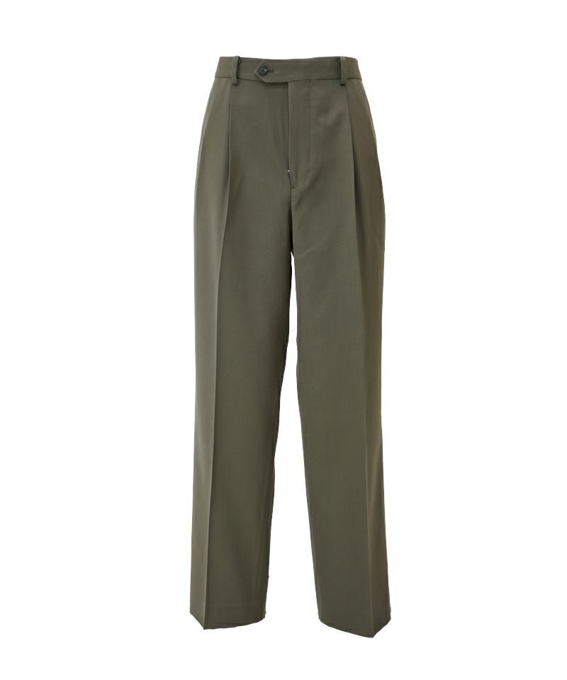 AURALEE>LIGHT WOOL MAX GABARDINE TWO-TUCK SLACKS | MAKES ONLINE STORE AURALEE>LIGHT WOOL MAX GABARDINE TWO-TUCK SLACKS | MAKES ONLINE STORE