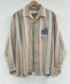 ＜KHOKI＞Hand-Embroidered Stripe Shirt