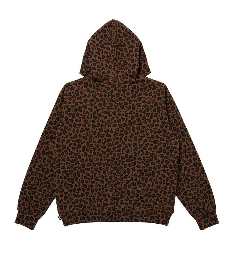 BlackEyePatch＞LEOPARD PATTERNED SMALL OG ZIP HOODIE | MAKES