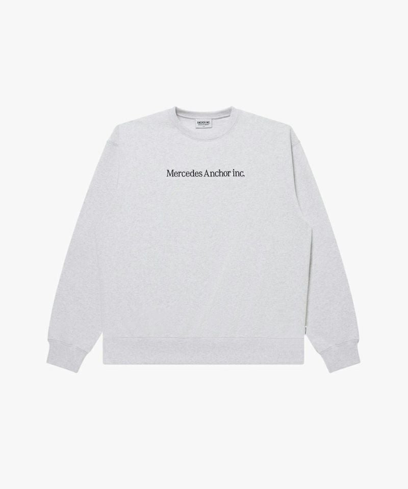 ANCHOR INC.＞ONE LINE LOGO CREW SWEAT | MAKES ONLINE STORE