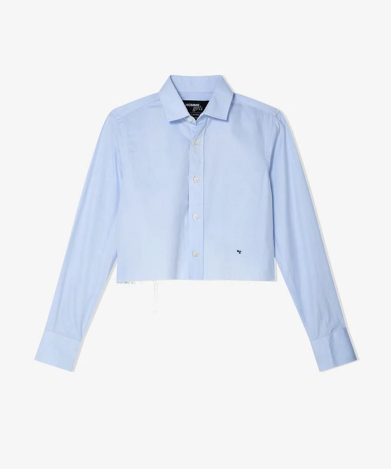 美品 Homme Girls オムガールズ クロップドシャツ 水色 M HOMME girls ／ オムガールズ | MAKES ONLINE STORE