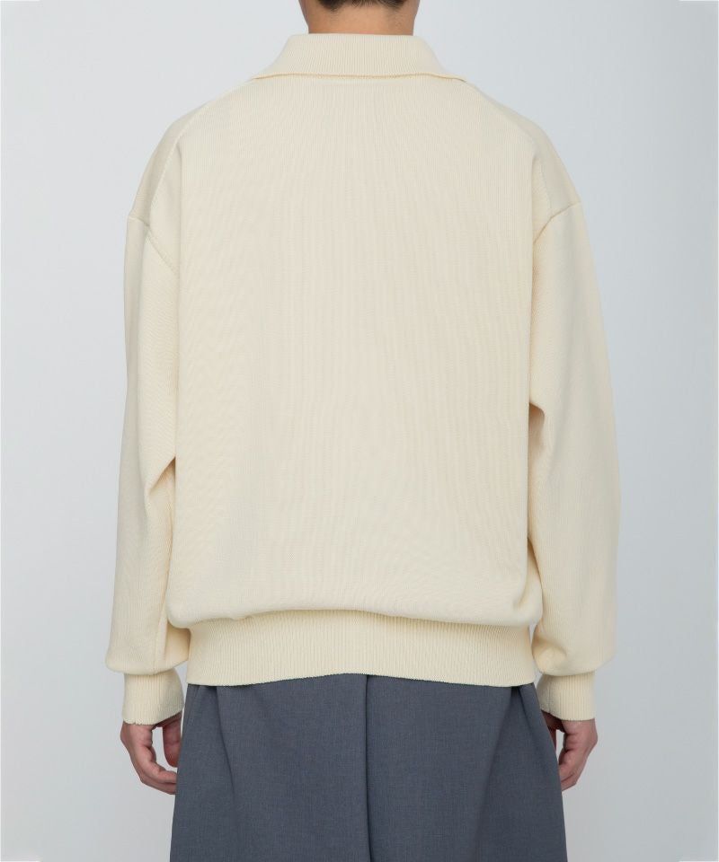 RAINMAKER＞HEAVY KNIT POLO SWEATER | MAKES ONLINE STORE