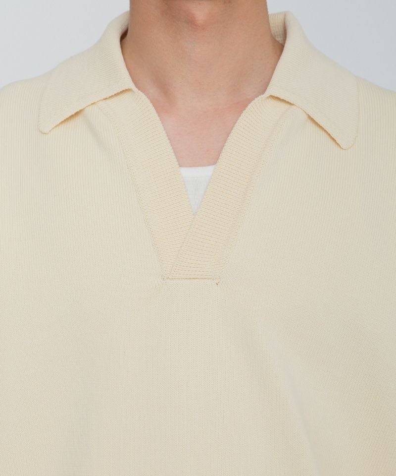 RAINMAKER＞HEAVY KNIT POLO SWEATER | MAKES ONLINE STORE