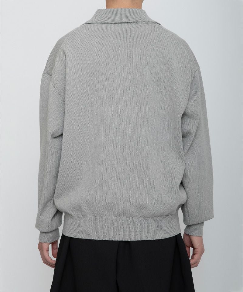 RAINMAKER＞HEAVY KNIT POLO SWEATER | MAKES ONLINE STORE