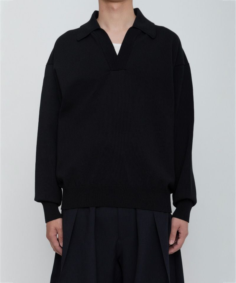RAINMAKER　HEAVY KNIT POLO SWEATER RAINMAKER＞HEAVY KNIT POLO SWEATER | MAKES ONLINE STORE