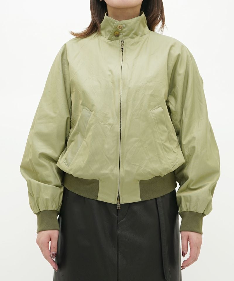 blurhms＞Cotton Gabardine Harrington Jacket | MAKES ONLINE STORE