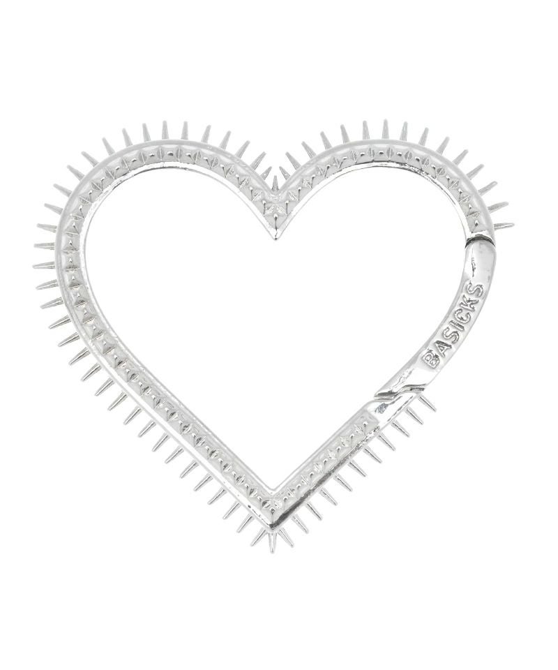 ＜BASICKS＞Spiky Heart Carabiner