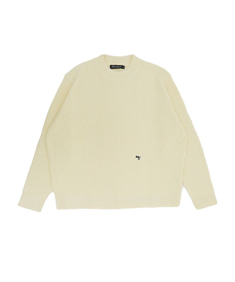 Waffle Knit Pullover