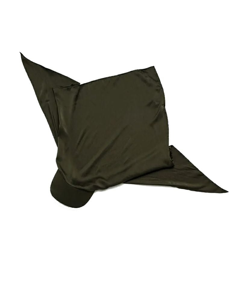 KIJIMA TAKAYUKI＞SILK SCARF DOCKING VISOR (WYYY261029) | MAKES