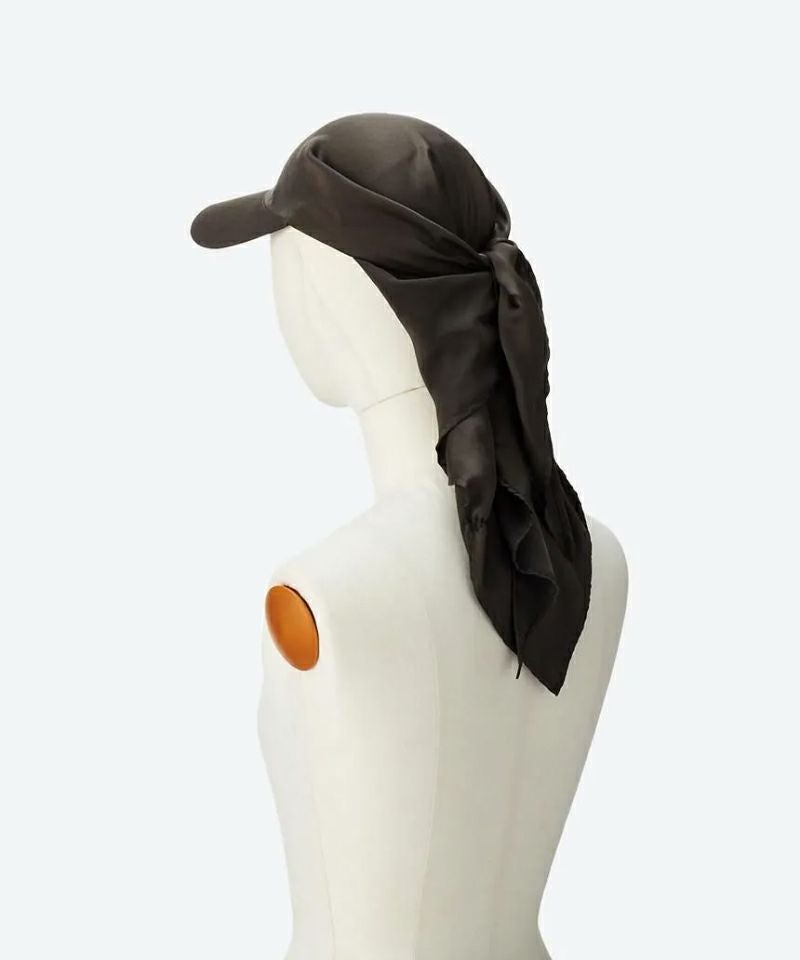 KIJIMA TAKAYUKI＞SILK SCARF DOCKING VISOR (WYYY261029) | MAKES