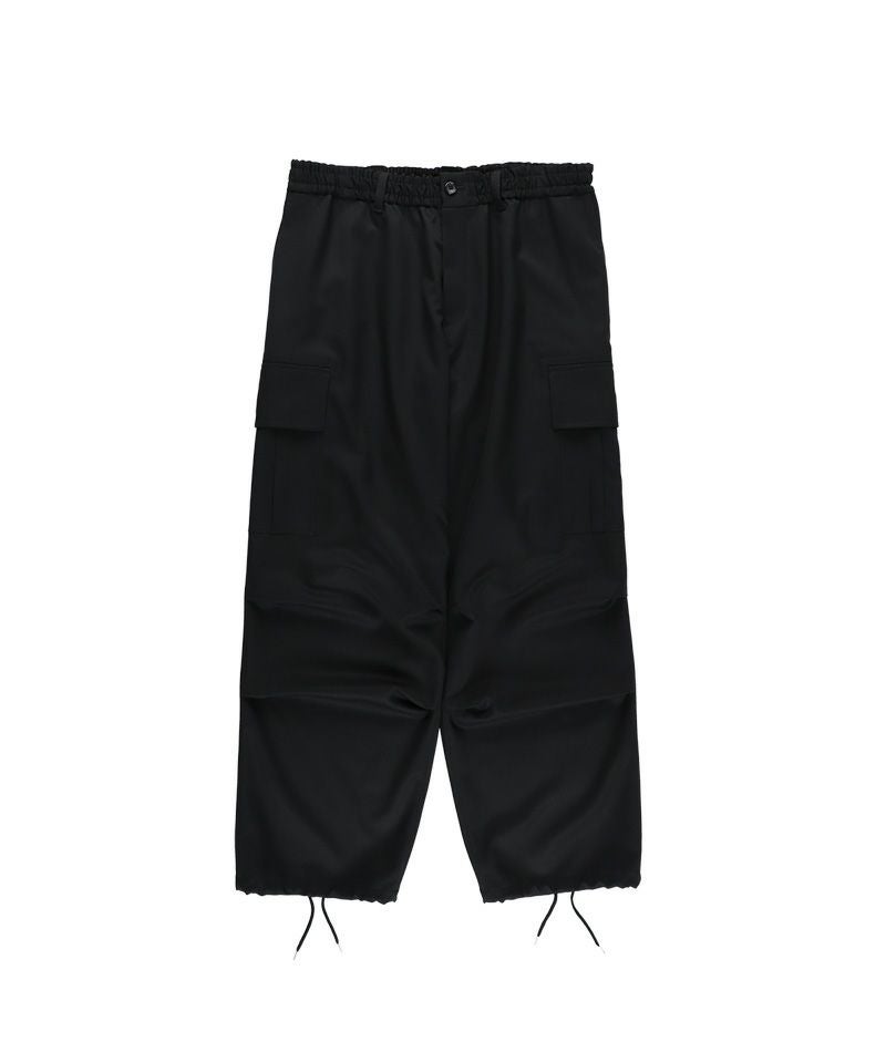 sulvam ボンテージパンツ ウールギャバ sulvam＞ギャバジンカーゴボンテージパンツ | MAKES ONLINE STORE