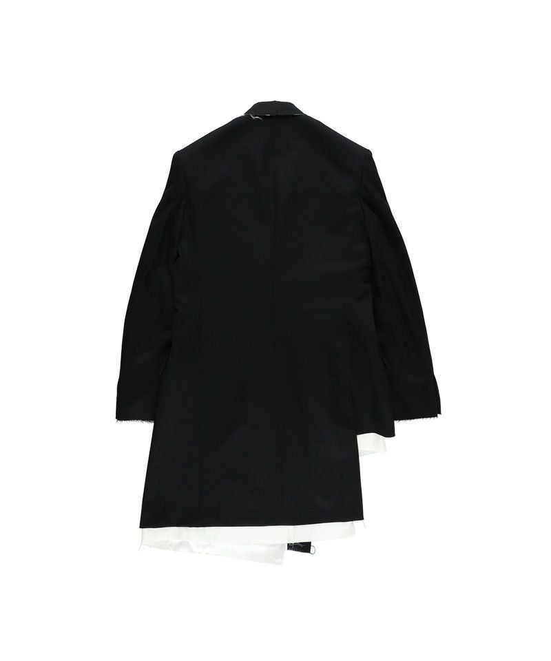 sulvam＞ギャバジンアシンメトリージャケットコート | MAKES ONLINE STORE