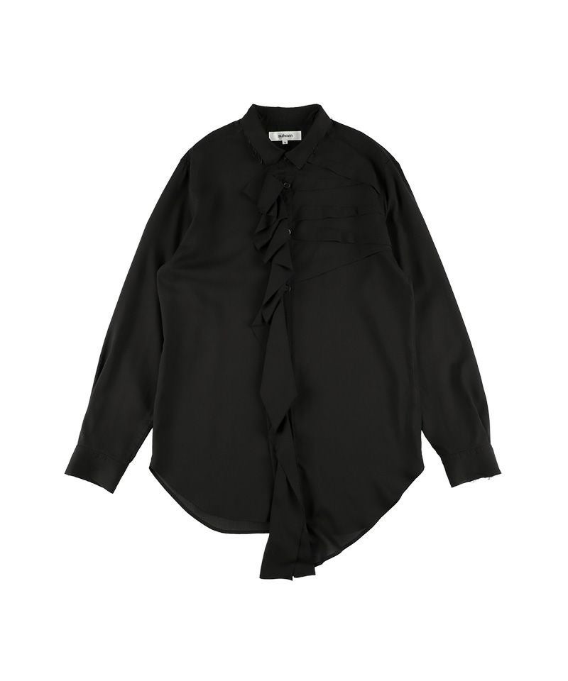 sulvam＞左前タックレーヨンシャツ | MAKES ONLINE STORE