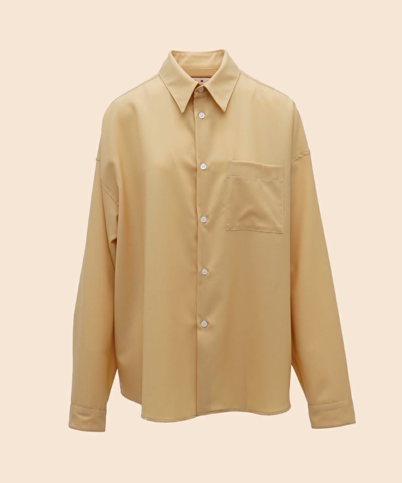 ＜MARNI＞TROPICAL WOOL LONG SLEEVE SHIRT