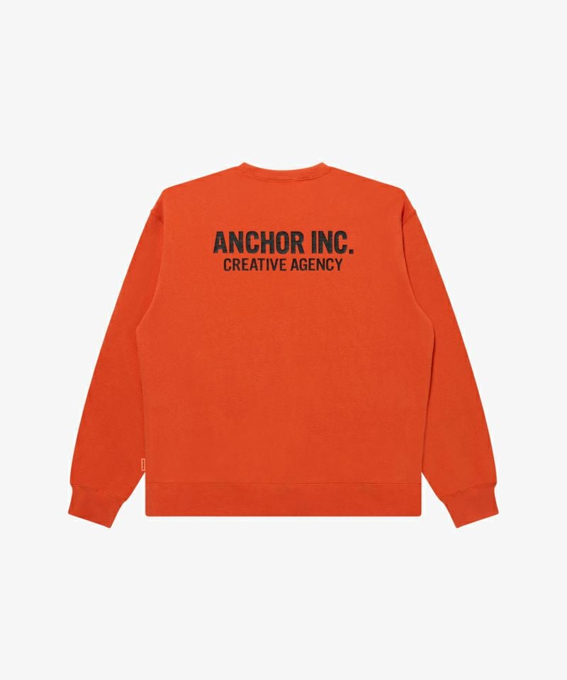ANCHOR INC.＞BOLD LOGO CREWNECK SWEAT | MAKES ONLINE STORE