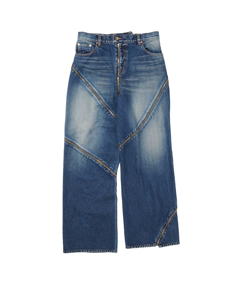 doublet＞FILLETED ZIP DENIM PANTS | MAKES ONLINE STORE