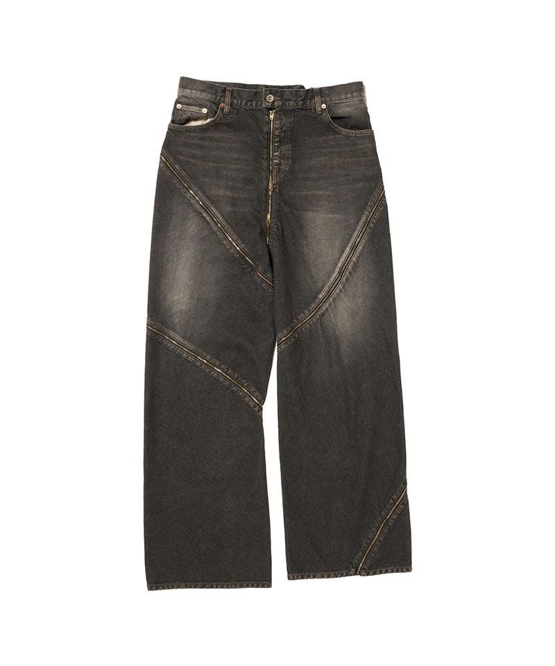 doublet＞FILLETED ZIP DENIM PANTS | MAKES ONLINE STORE