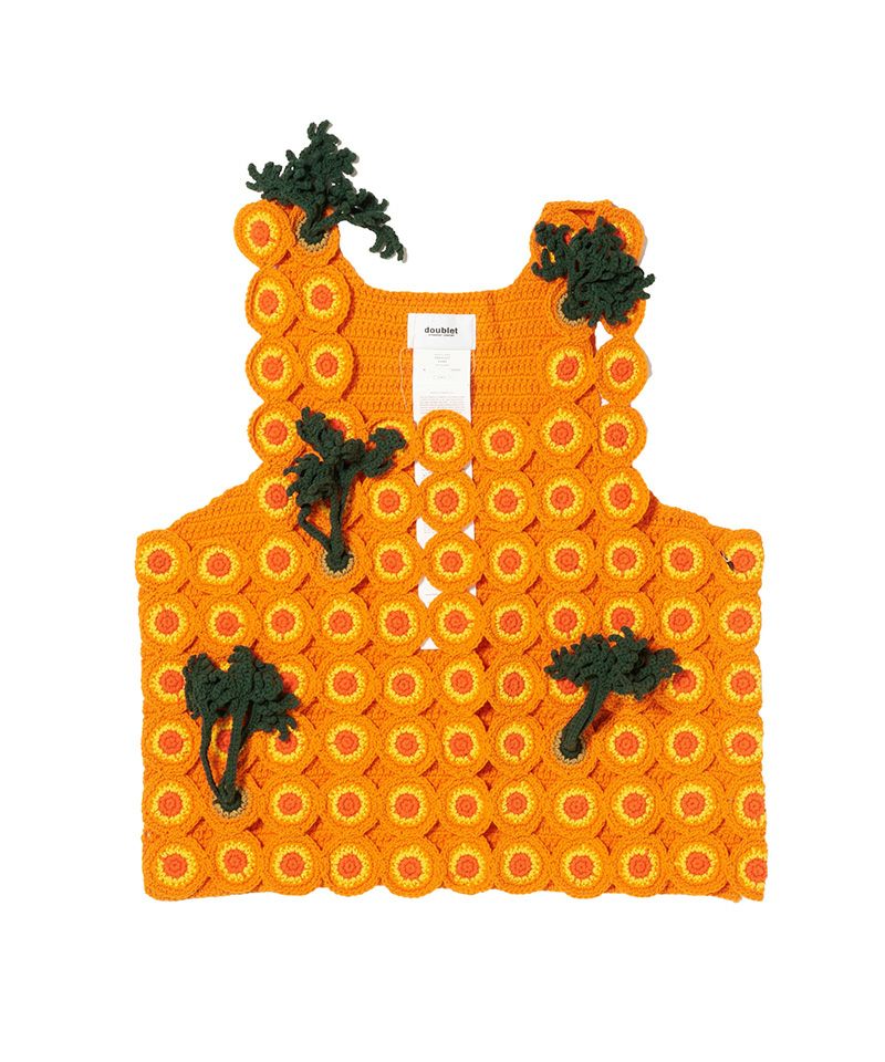 doublet＞SLICED CARROT CROCHET TANK | MAKES ONLINE STORE