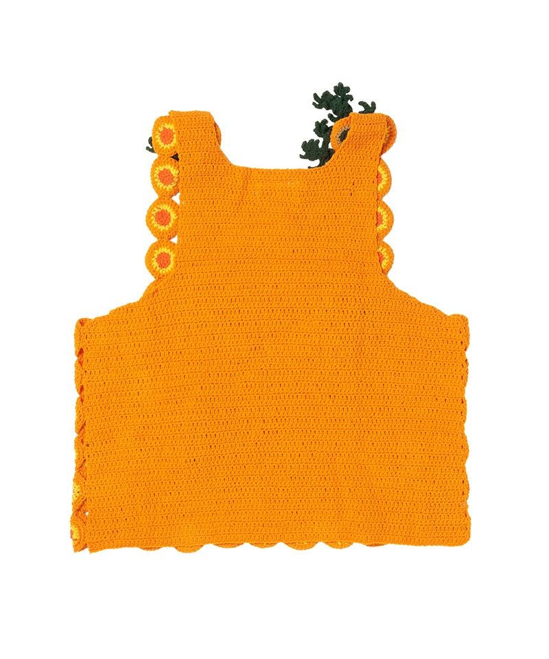 doublet ダブレット キャロット クロッシェ ベスト 26ss doublet＞SLICED CARROT CROCHET TANK | MAKES ONLINE STORE