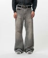 ＜KAMIYA＞Hickory Work Pants