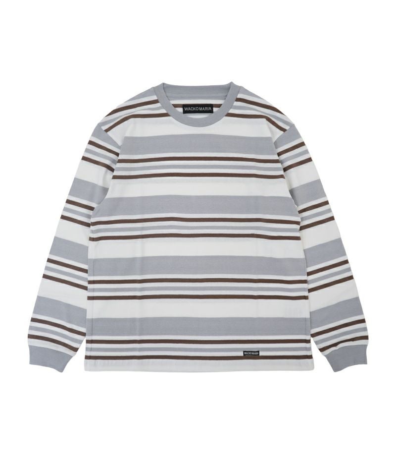＜WACKO MARIA＞STRIPED C/N LS T-SHIRT ( TYPE-1 )