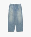 ＜Graphpaper＞Selvage Denim Two Tuck Pants -LIGHT FADE-