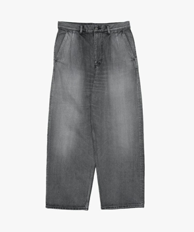Graphpaper＞Selvage Denim Two Tuck Pants -LIGHT FADE- | MAKES