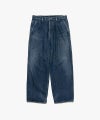 ＜Graphpaper＞Selvage Denim Two Tuck Pants -DARK FADE-