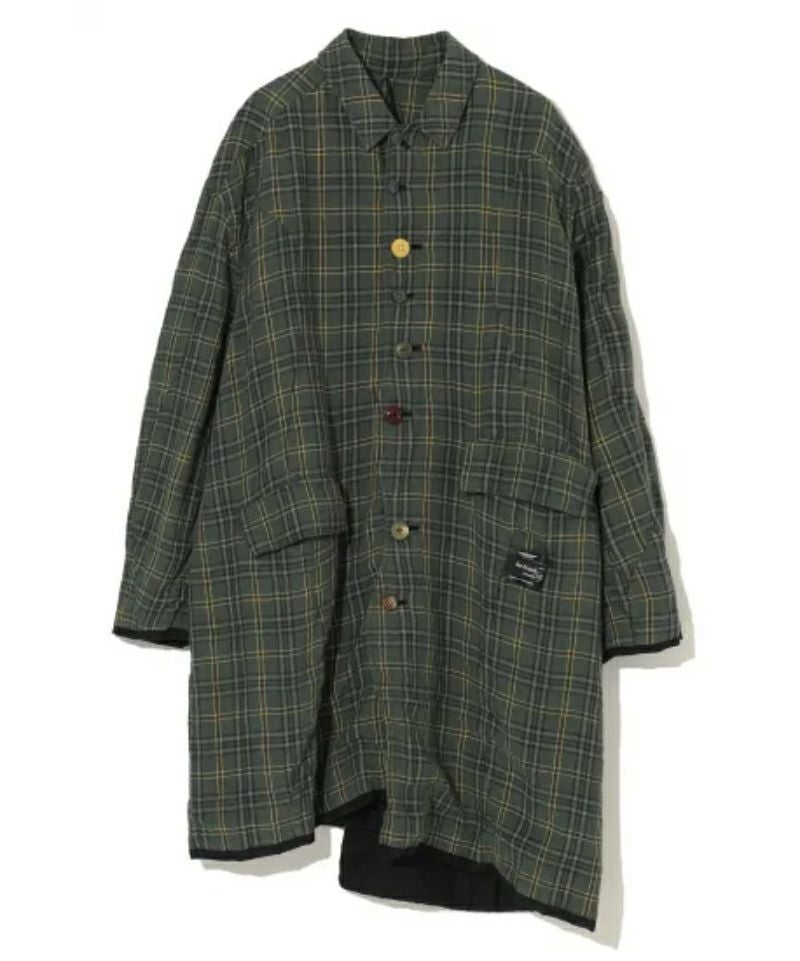 UNDERCOVER＞Liチェックオープンカラーコート | MAKES ONLINE STORE