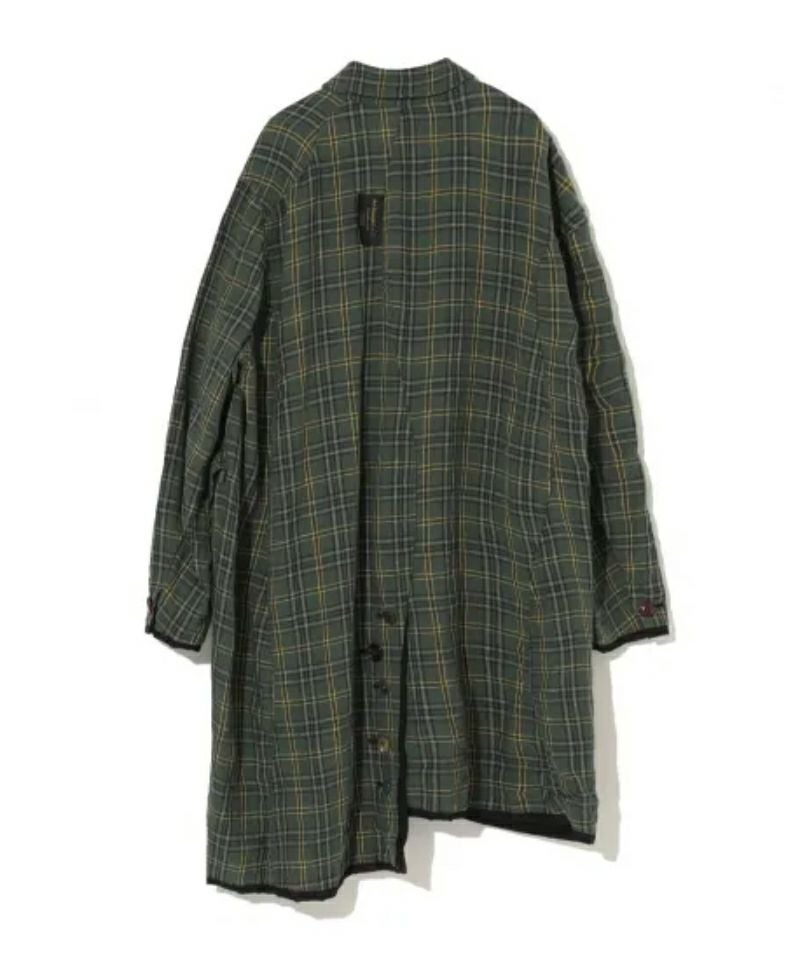 UNDERCOVER＞Liチェックオープンカラーコート | MAKES ONLINE STORE