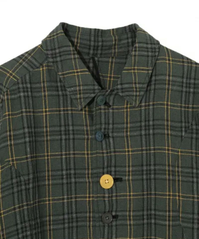UNDERCOVER＞Liチェックオープンカラーコート | MAKES ONLINE STORE