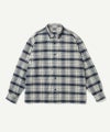 ＜A.PRESSE＞Vintage Cotton Silk Nep Twill Check Shirt