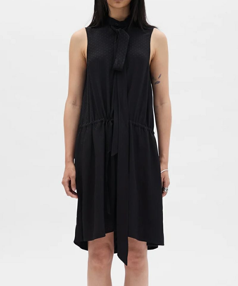 ＜Ann Demeulemeester＞RIE MIDI SLEEVELESS DRESS