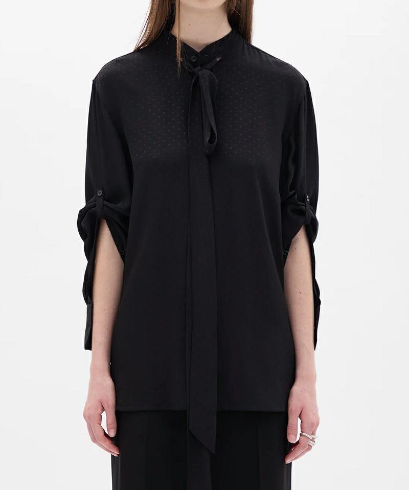 ＜Ann Demeulemeester＞DIEN STAND COLLAR LONG SHIRT