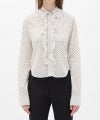 ＜Ann Demeulemeester＞ERMA SLIM FIT RUFFLED SHIRT