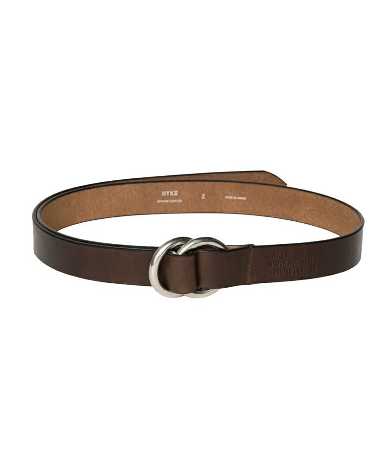 HYKE＞LEATHER RING BELT | MAKES ONLINE STORE