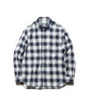 ＜uniform experiment＞ROPE INDIGO RELAX-FIT SHIRT