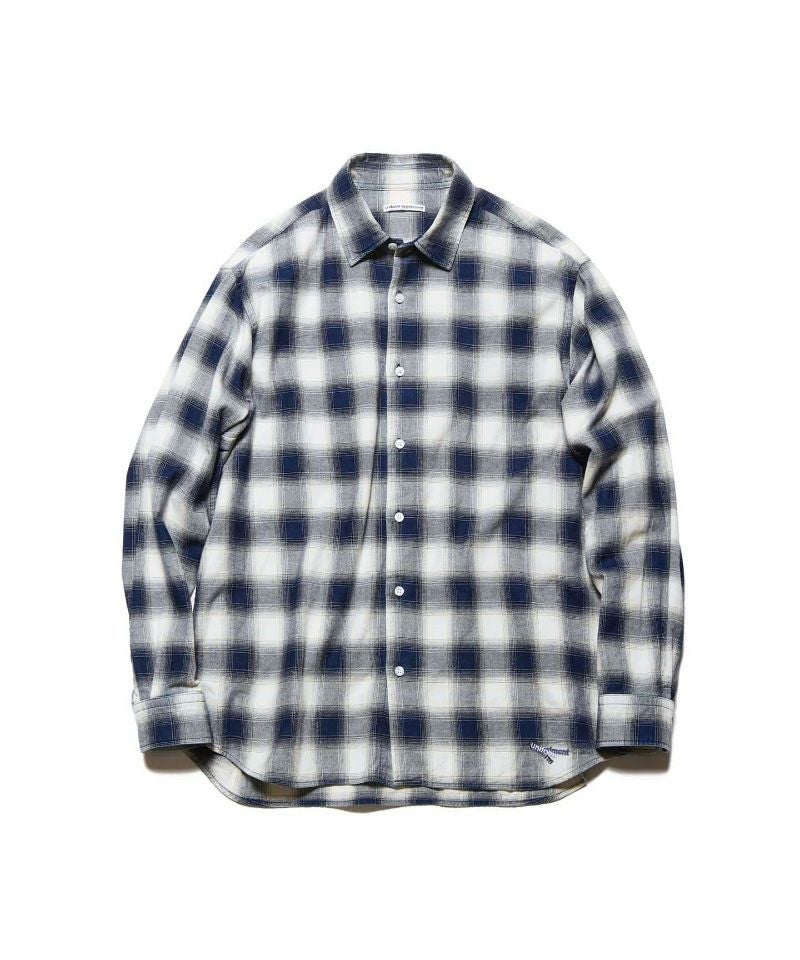 ＜uniform experiment＞ROPE INDIGO RELAX-FIT SHIRT
