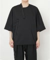 ＜ALMOSTBLACK＞WOVEN WATER-REPELLENT NINJA TEE