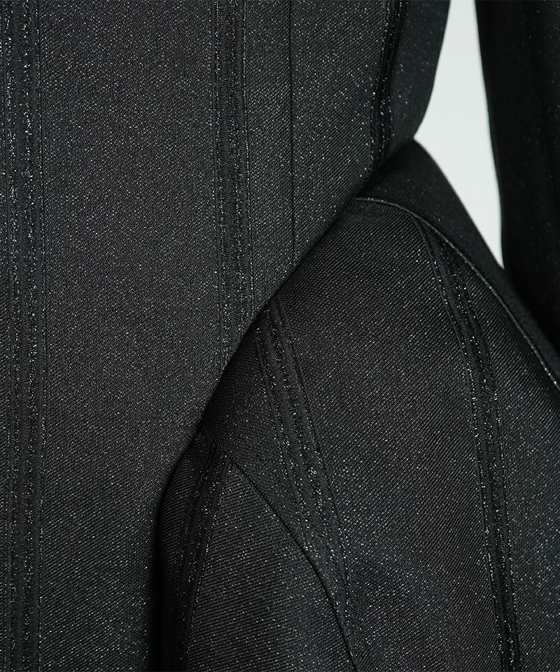 COMME des GARCONS HOMME PLUS＞エステルサージ空羽ストライプ