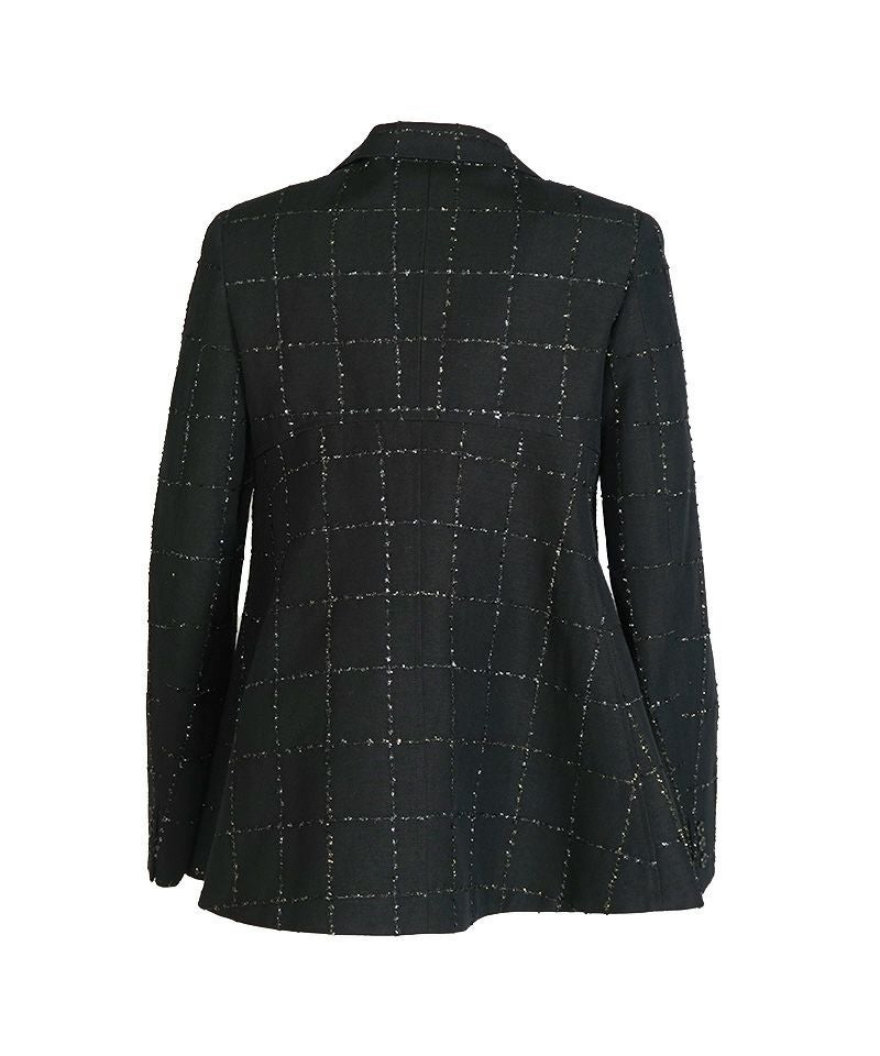 COMME des GARCONS HOMME PLUS＞綿/麻ラメモールウィンドーペン