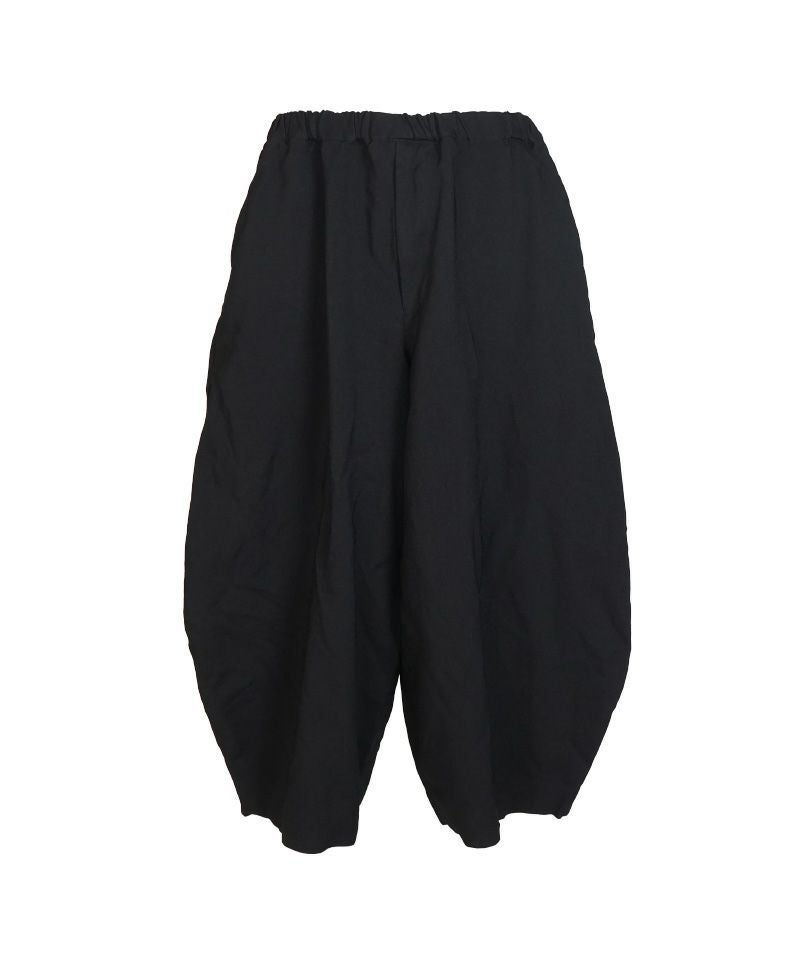 BLACK COMME des GARCONS＞エステルギャバジン 製品後加工 パンツ (1Q
