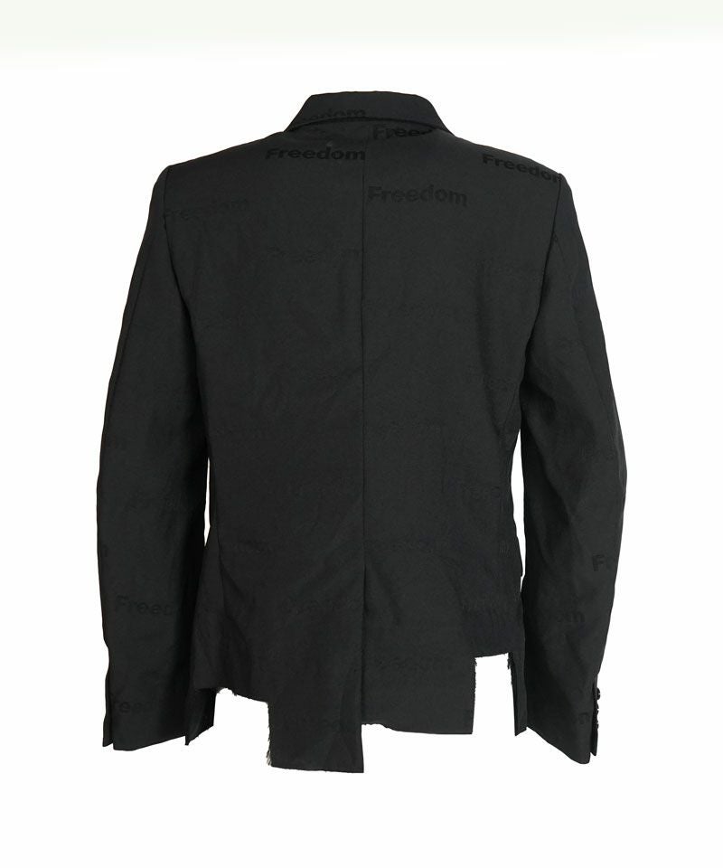 BLACK COMME des GARCONS＞エステルジャカードジャケット (Freedom