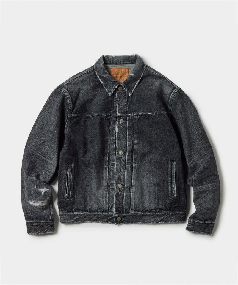 GOLD＞14oz. DENIM JACKET VINTAGE WASHED | MAKES ONLINE STORE