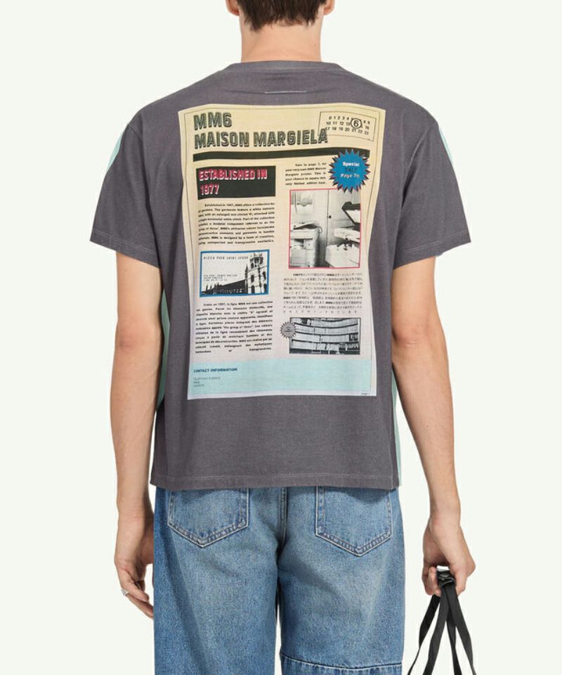 最終値下げ！MM6美品重ね着風Tシャツ 楽天市場】MM6 エムエムシックス メゾンマルジェラ Tシャツ SH0GC0047
