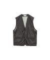 Fulled Wool Twill Adjustable Vest