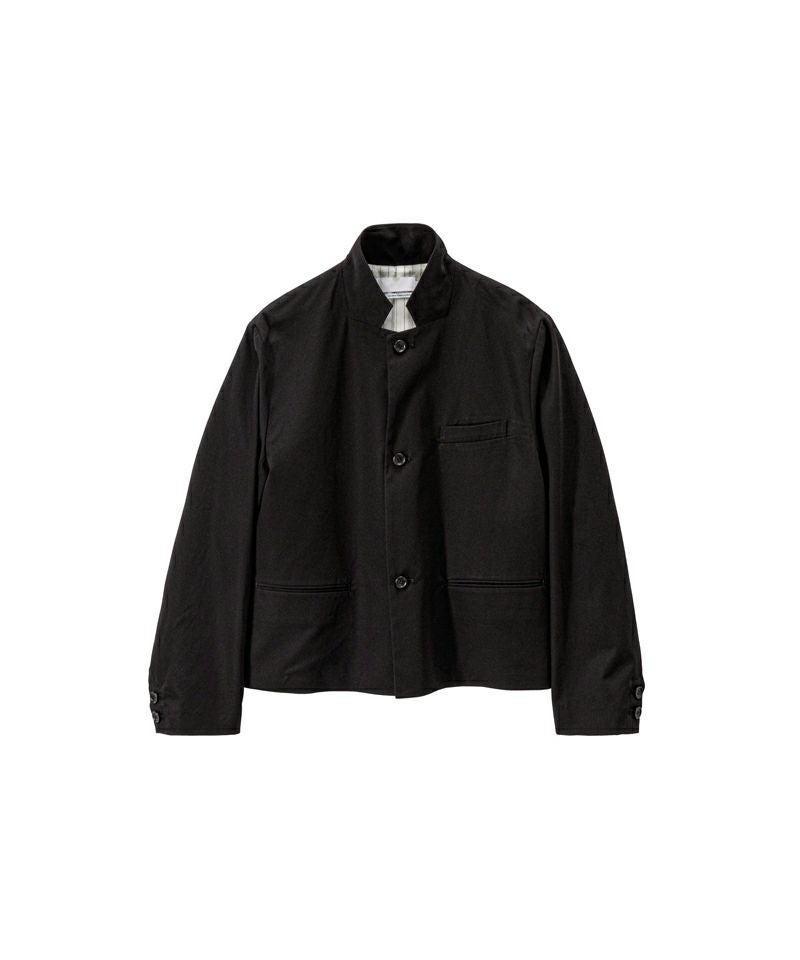 Brushed Cotton Gabardine Stand jacket
